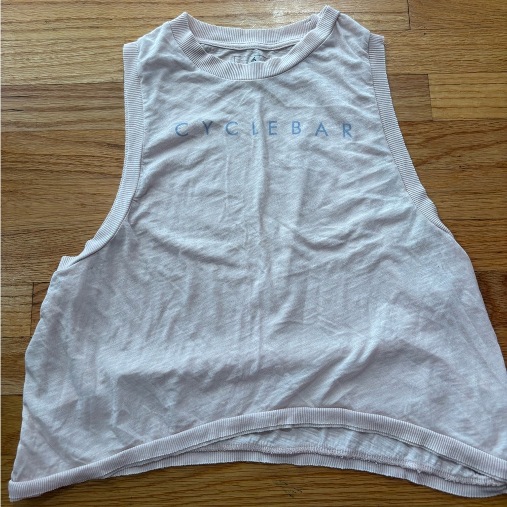 BNWOT Free People Movement/CycleBar blush colored tank